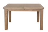 Warm Rustic Oak Effect 1.3m Extending Dining Table