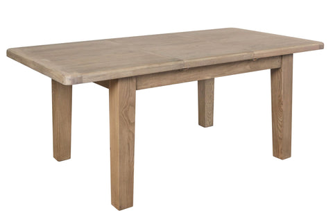 Warm Rustic Oak Effect 1.8m Extending Dining Table