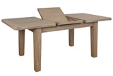 Warm Rustic Oak Effect 1.8m Extending Dining Table