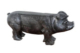 Grey Rustic Small Pig Bench