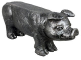 Grey Rustic Small Pig Bench