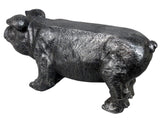 Grey Rustic Small Pig Bench