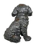 Silver Sitting Rust Effect King Charles Spaniel Ornament