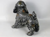 Silver Standing Rust Effect Spaniel Ornament