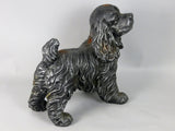 Silver Standing Rust Effect Spaniel Ornament