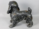 Silver Standing Rust Effect Spaniel Ornament