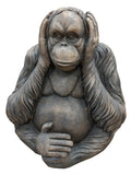 See No Evil, Hear No Evil, Speak No Evil Orangutan Garden Ornament