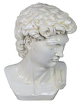 Small White Roman Bust of Caracalla Ornament