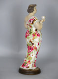 Fiorella Tuttodonna Curvy Buxom Busty Lady Woman Ornament Figurine with Wine Glass