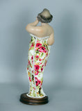 Fiorella Tuttodonna Curvy Buxom Busty Lady Woman Ornament Figurine with White Shawl