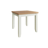 Fresh White with Oak Top Folding Dining Table