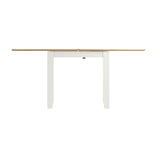 Fresh White with Oak Top Folding Dining Table