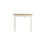 Fresh White with Oak Top Folding Dining Table