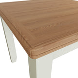 Fresh White with Oak Top Folding Dining Table