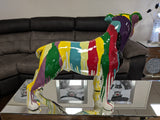 Paint Splatter Large Staffordshire Bull Terrier Ornament