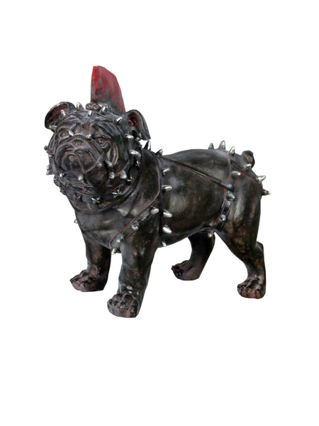 Punk Pug In Spike Body Harness Ornament