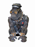 Punk Alternative Biker Monkey Ape Gorilla Ornament