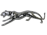 Small Silver Spotted Leopard Ornament