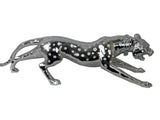 Small Silver Spotted Leopard Ornament