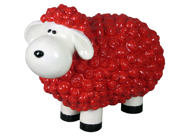 Cartoon Red Sheep Ornament