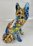 Multicolour Graffiti Fox Ornament