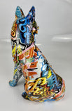 Multicolour Graffiti Fox Ornament