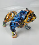 Multicolour Graffiti American Bulldog Ornament