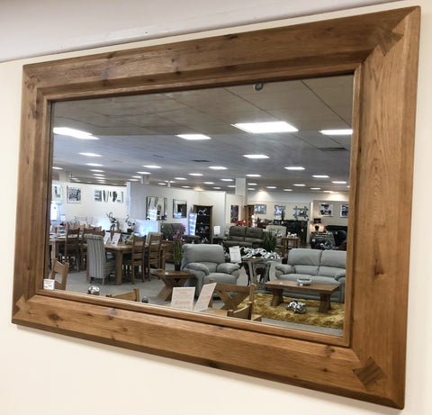 Large Maxi Oak Wall Mirror