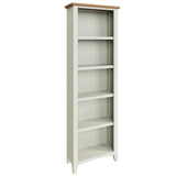 Fresh White with Oak Top Large Bookcase