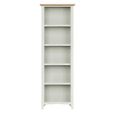 Fresh White with Oak Top Large Bookcase