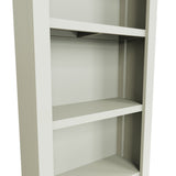 Fresh White with Oak Top Large Bookcase