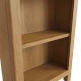 Oak & Hardwood Rustic Large Bookcase