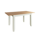 Fresh White with Oak Tops 1.6m Extending Dining Table