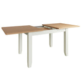 Fresh White with Oak Tops 1.6m Extending Dining Table