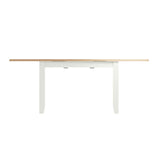 Fresh White with Oak Tops 1.6m Extending Dining Table