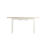 Fresh White with Oak Tops 1.6m Extending Dining Table
