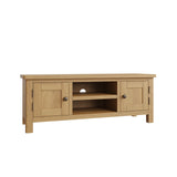 Oak & Hardwood Rustic Large TV Cabinet