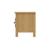 Oak & Hardwood Rustic Large TV Cabinet