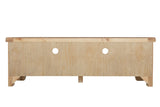 Warm Rustic Oak Effect Large TV Stand