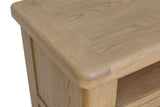 Warm Rustic Oak Effect Large TV Stand