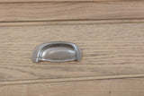 Warm Rustic Oak Effect Large Coffee Table with Drawers