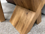 Maxi Oak X Shaped Nest of Tables