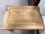 Maxi Oak X Shaped Nest of Tables