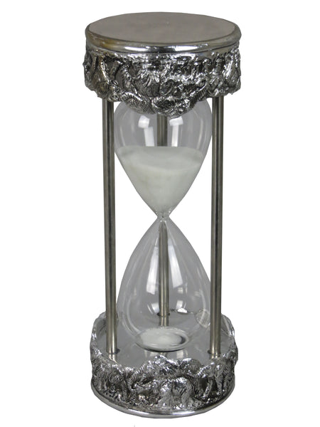 Silver Elephant Egg Sand Timer