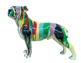 Paint Splatter Large Staffordshire Bull Terrier Ornament