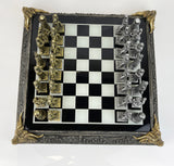 Medieval Knights & Dragons Decorative Chess Set Ornament