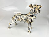 Happy Messages Be Kind Black & White Staffordshire Bull Terrier Ornament