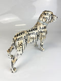 Happy Messages Be Kind Black & White Staffordshire Bull Terrier Ornament