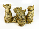 Gold Tiger Cubs Ornament