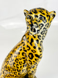 Vintage Inspired Sitting Leopard Ornament